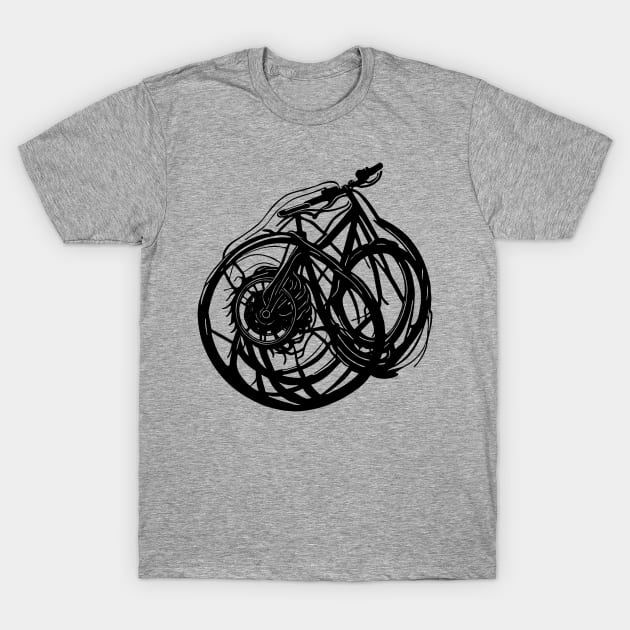 Abstract Bike T-Shirt by Bongonation